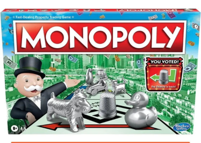 Monopoly game box card