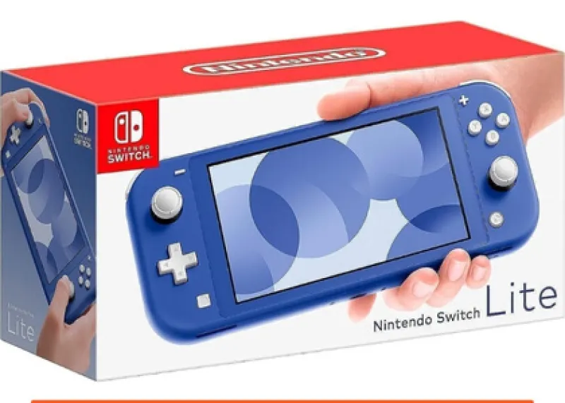 Nintendo Switch Lite - Blue in the box