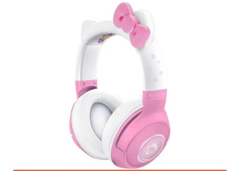 Razer Kraken BT Headset Hello Kitty style