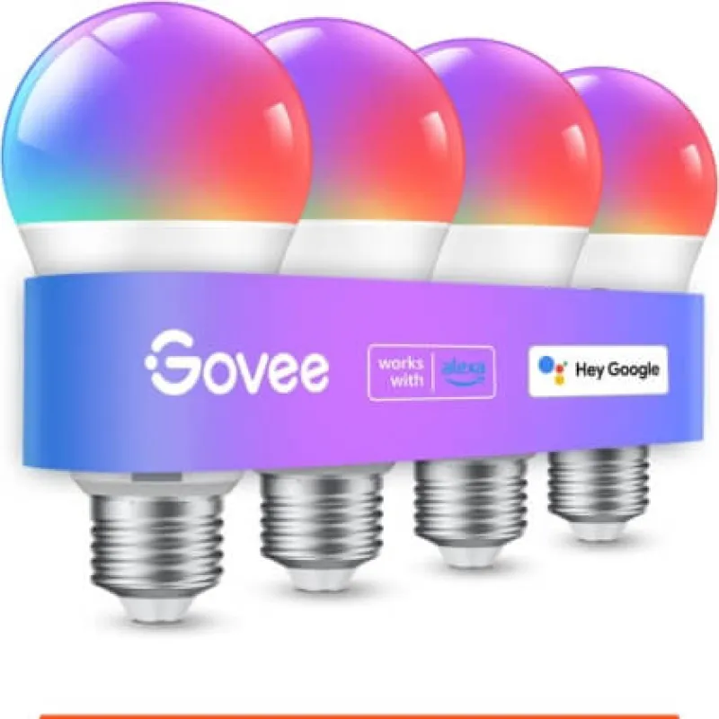 4 govee smart light bulbs card
