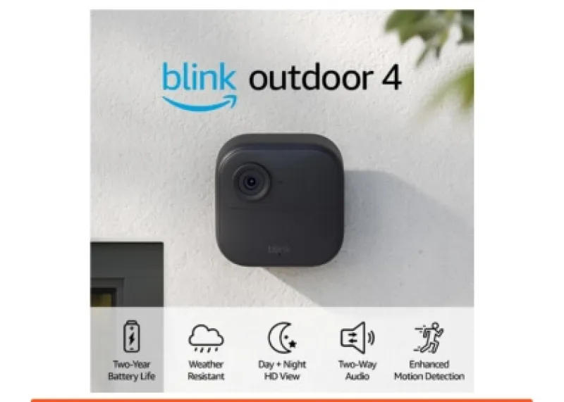 Blink Outdoor 4 Wire Free card