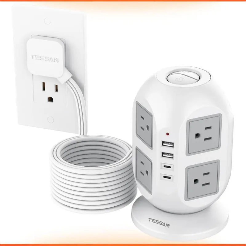 TESSAN Tower Power Strip product card