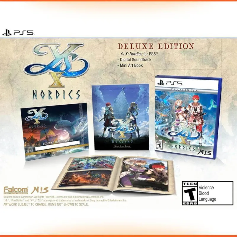 Ys X: Nordics: Deluxe Edition PS5 product card