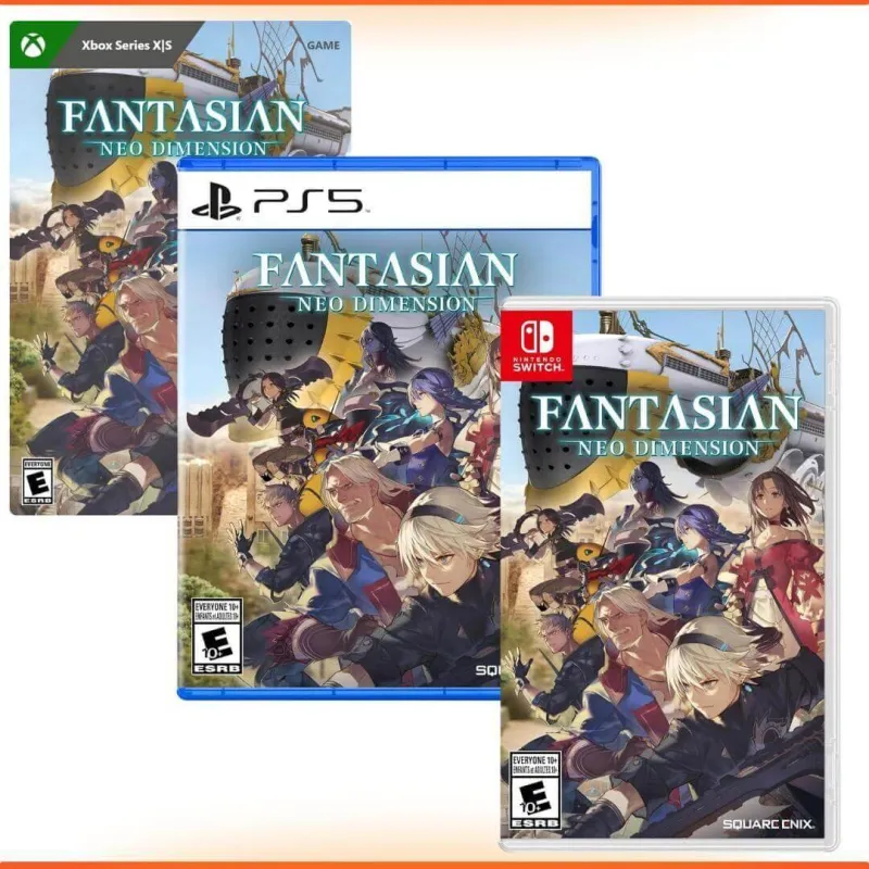 FANTASIAN Neo Dimension product card with console copies covers